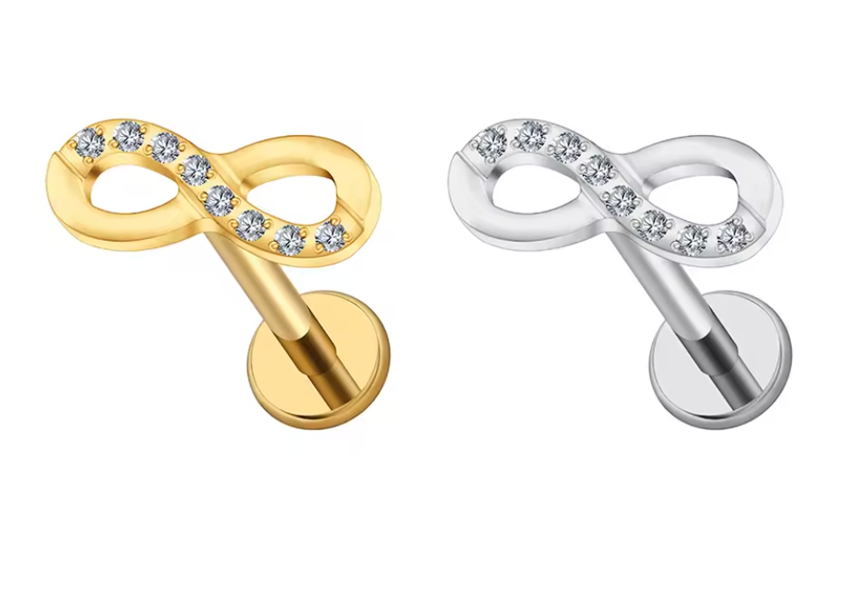 Arete piercing infinito - Titanio Quirurgico