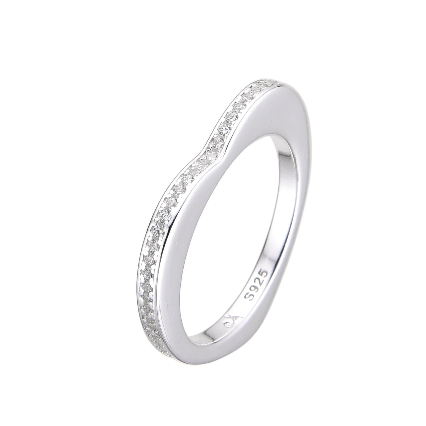 Anillo churumbela corazon - Plata