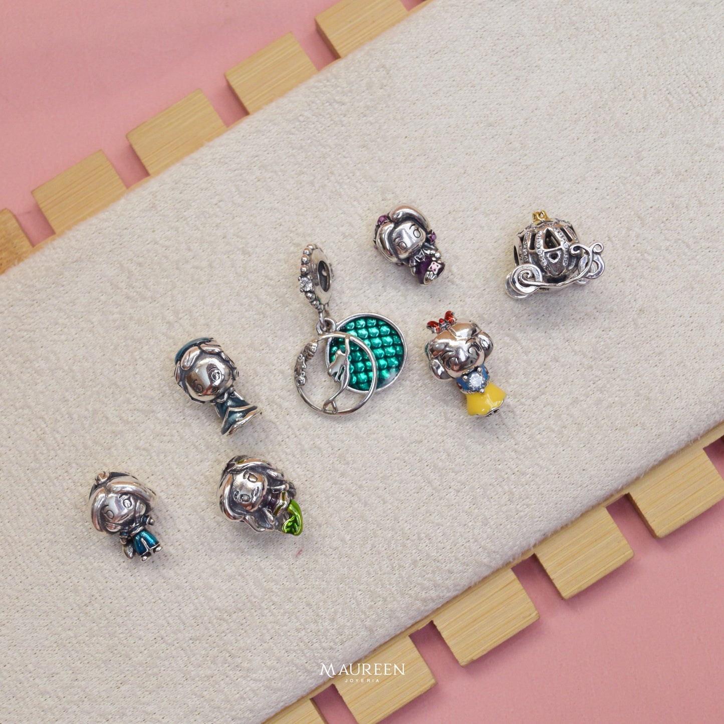 Dijes intercambiables Princesa - Plata