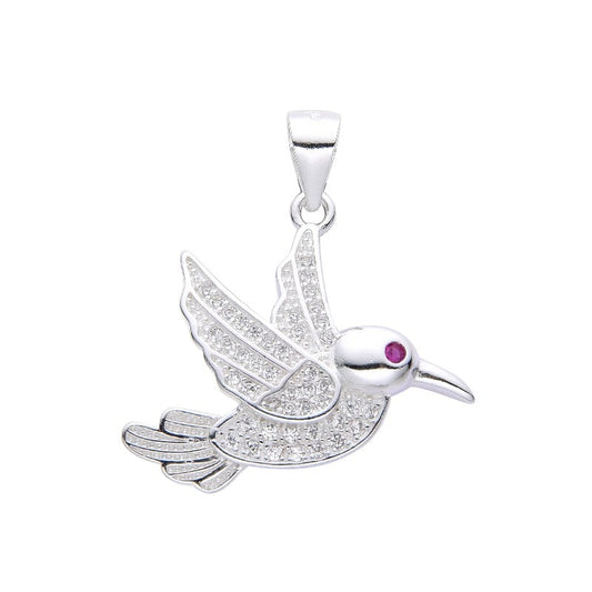 Dije colibri circones - Plata