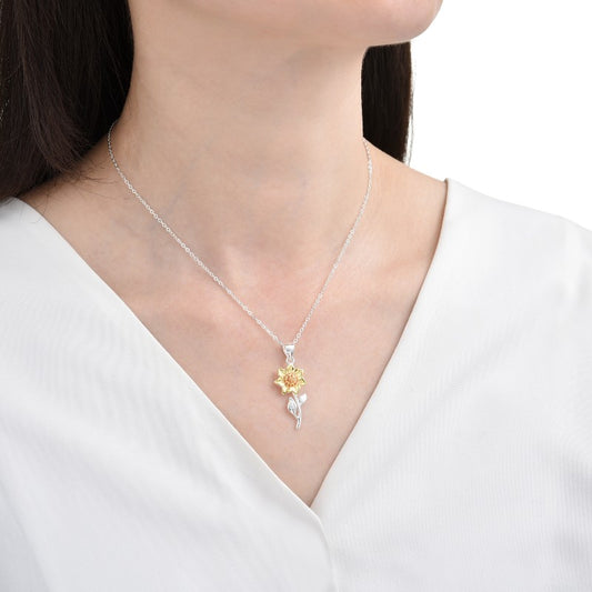 Collar margarita  - Plata