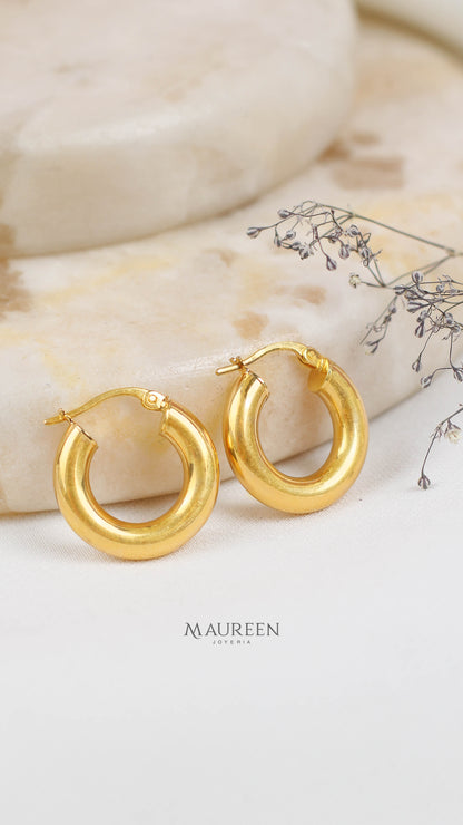 Argolla chunky  - Oro