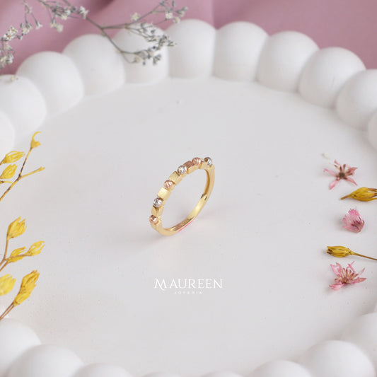 Anillo con esferas - Oro