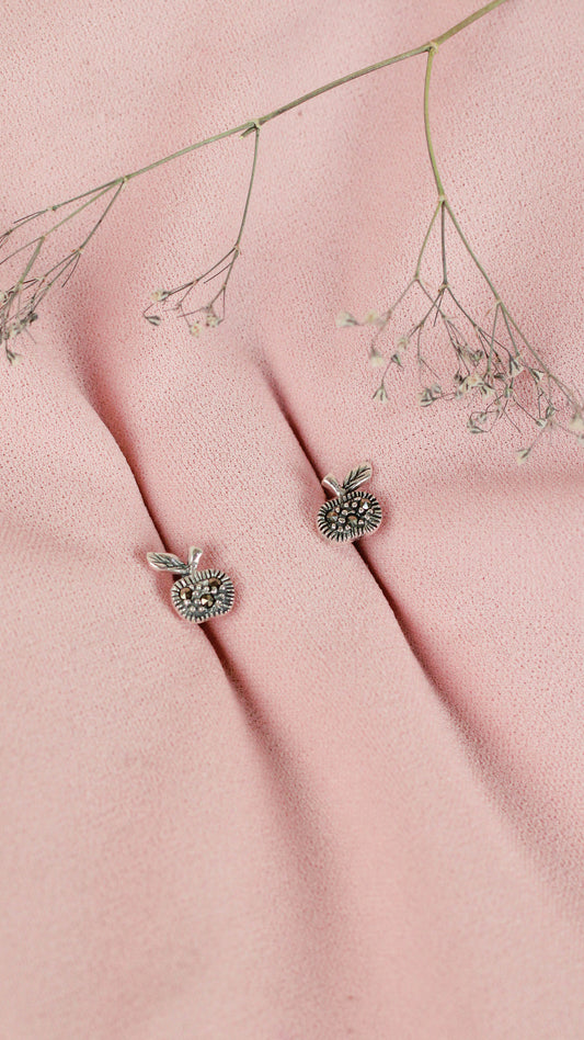 Arete cerezo marquesita - Plata