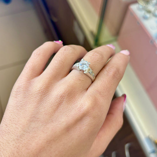 Anillo promesa - Plata