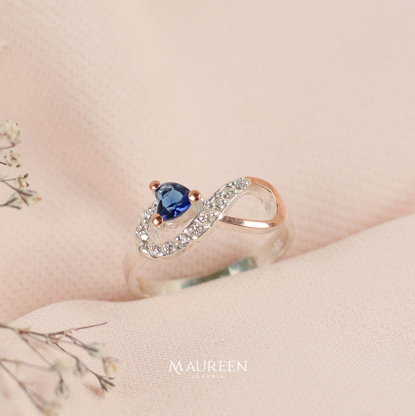 Anillo promesa amor infinito - Plata/Oro
