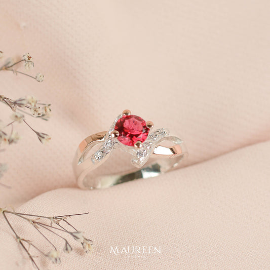 Anillo promesa joy plata/oro - Plata