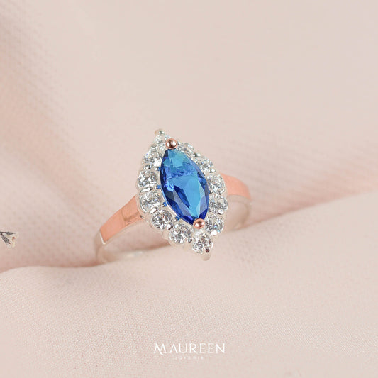 Anillo promesa marquesa - Plata/Oro