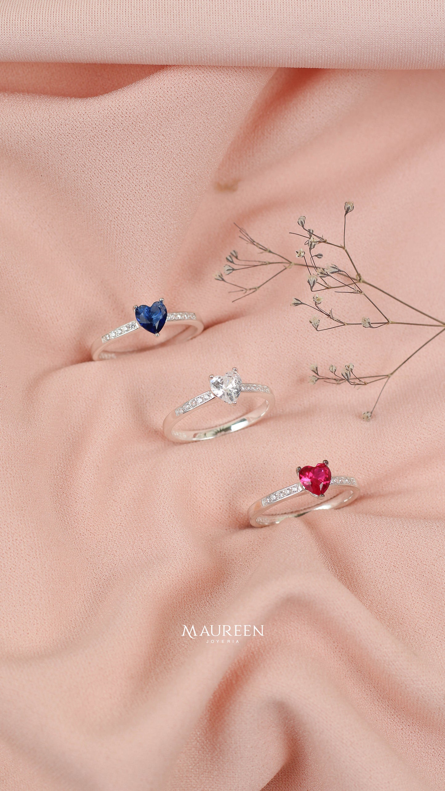 Anillo corazon promesa - Plata