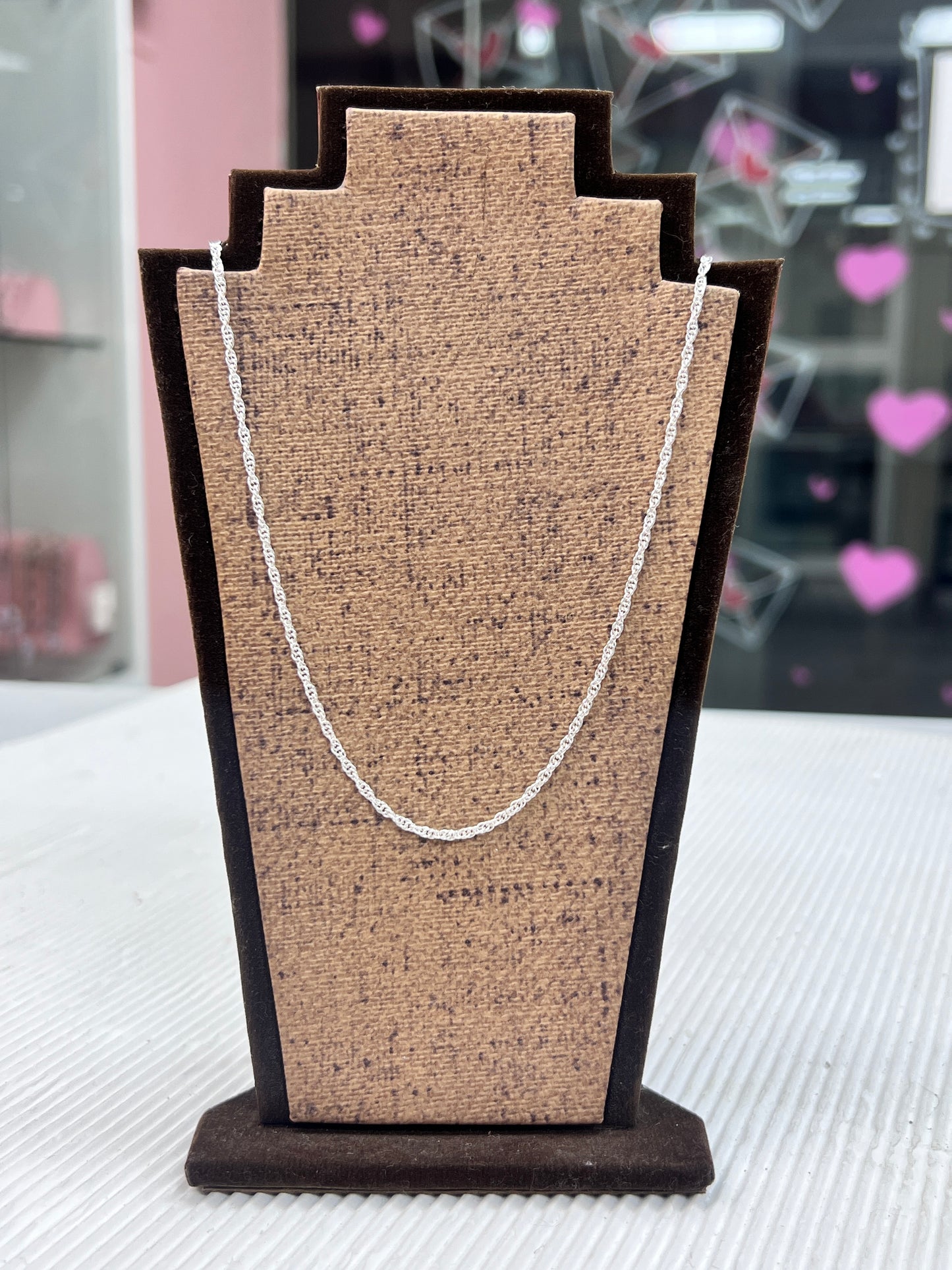 Cadena cordon 35 - plata