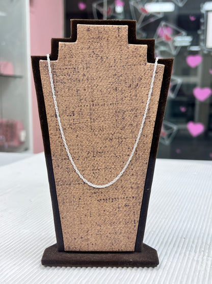 Cadena cordon 35 - plata