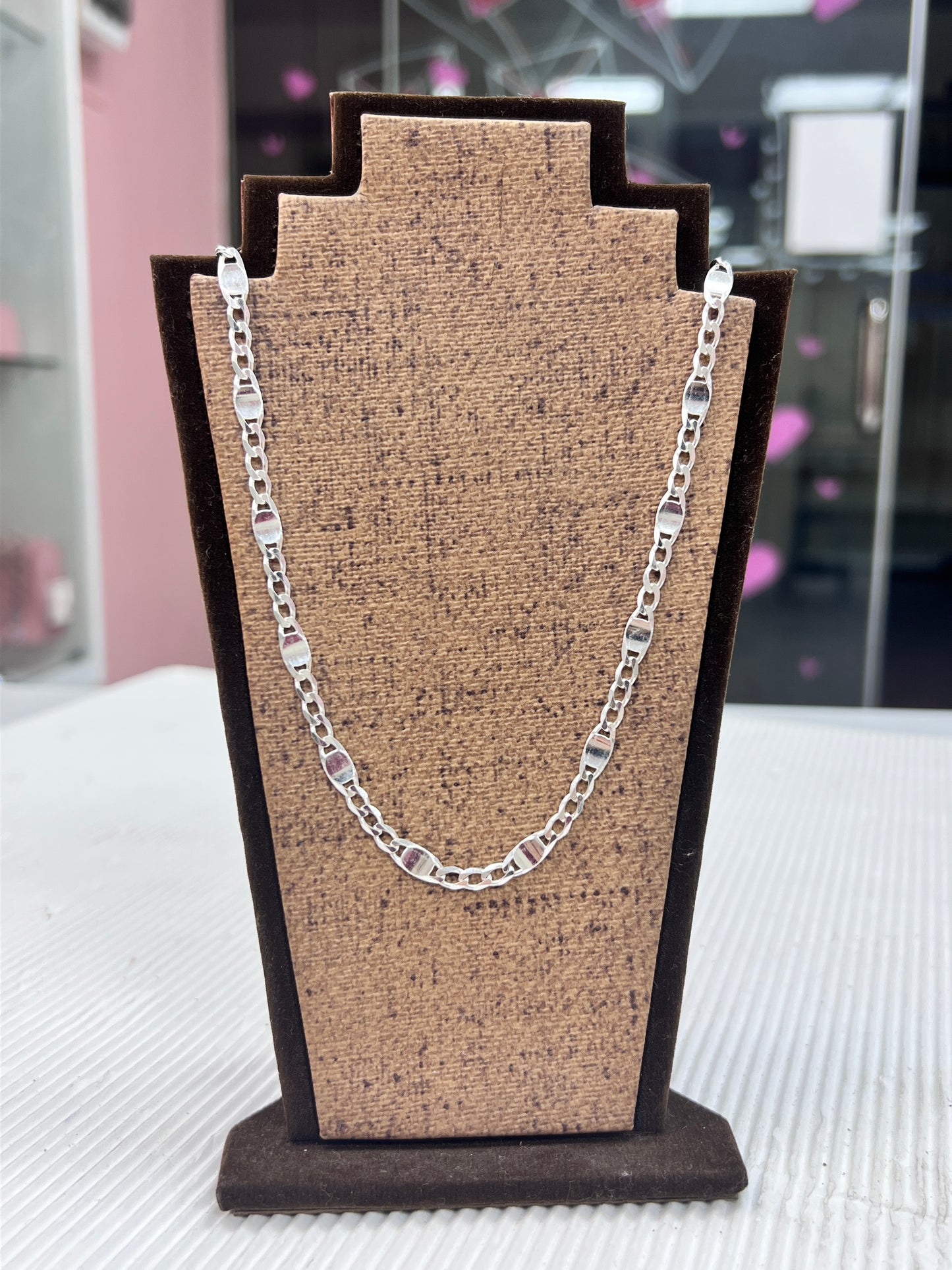 Cadena pancer stella delgada - plata