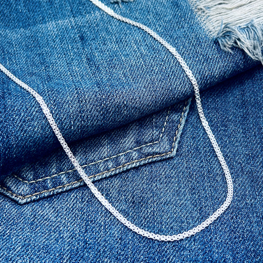 Cadena coreana - plata