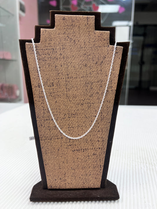 Cadena cordon - plata