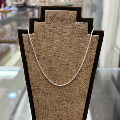 Cadena diamantada maya - Plata