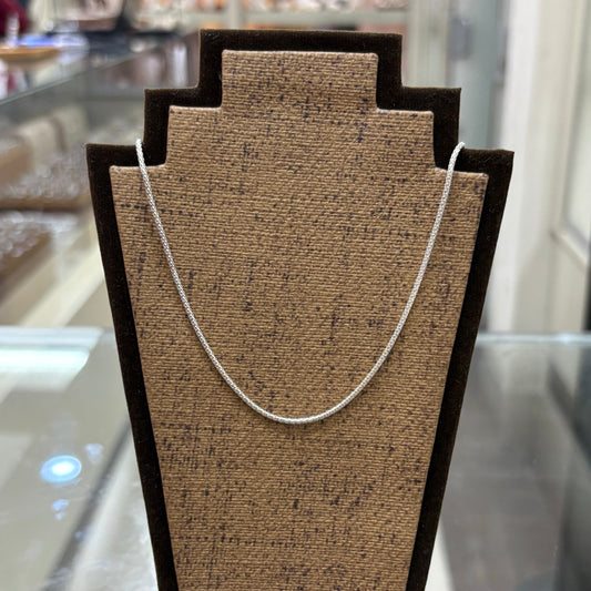Cadena diamantada maya - Plata