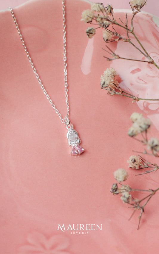 Collar princesa aurora  - Plata