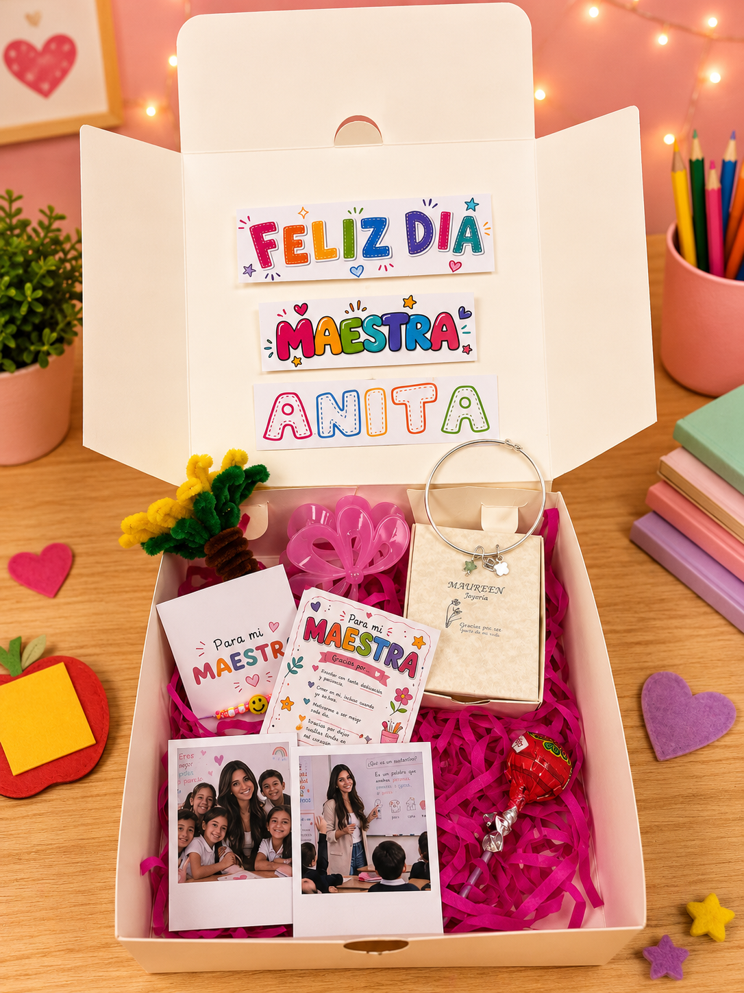Box "Super Maestra" - Plata