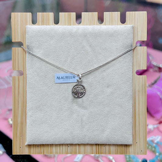 Dije arbol de la vida cerrado - Plata