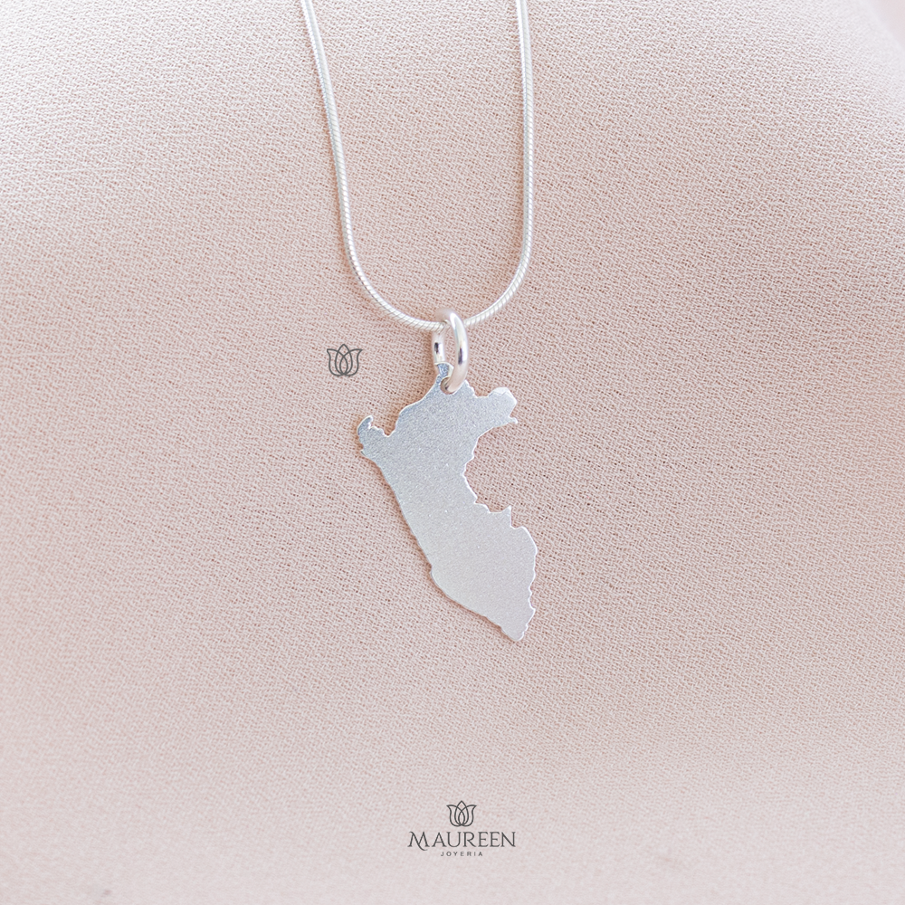 Dije peru calado-Plata