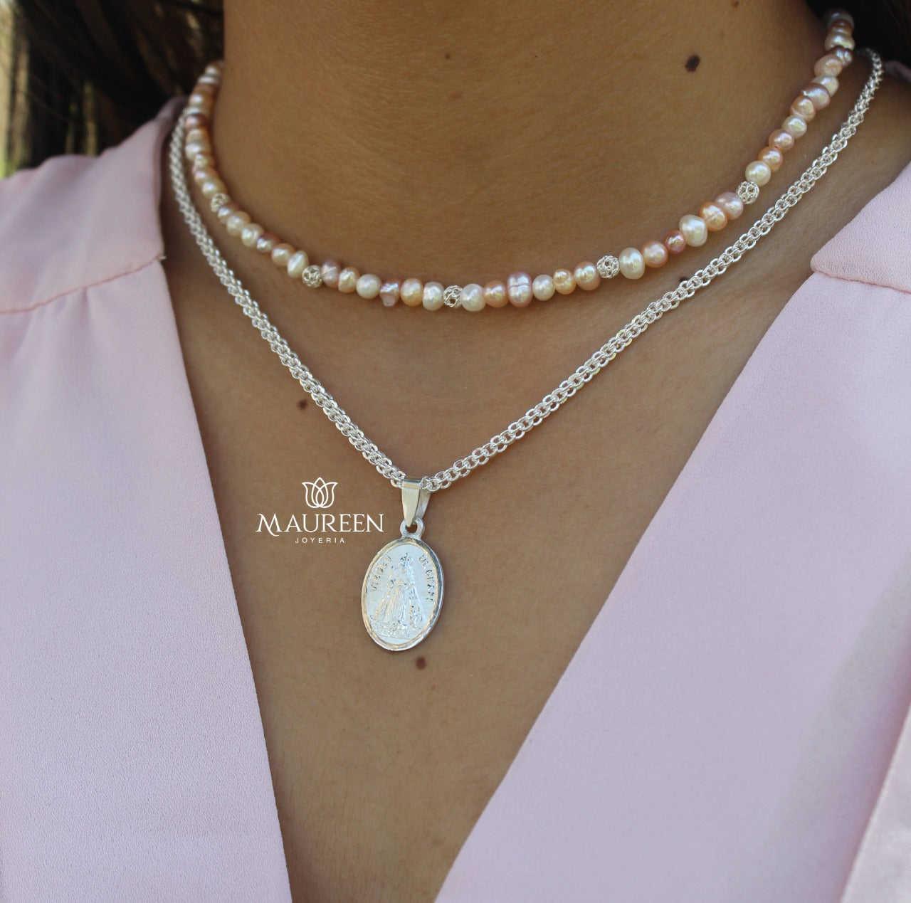 Dije Virgen de Chapi - plata