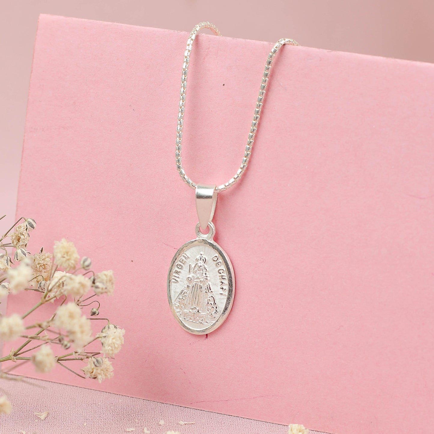 Dije Virgen de Chapi - plata