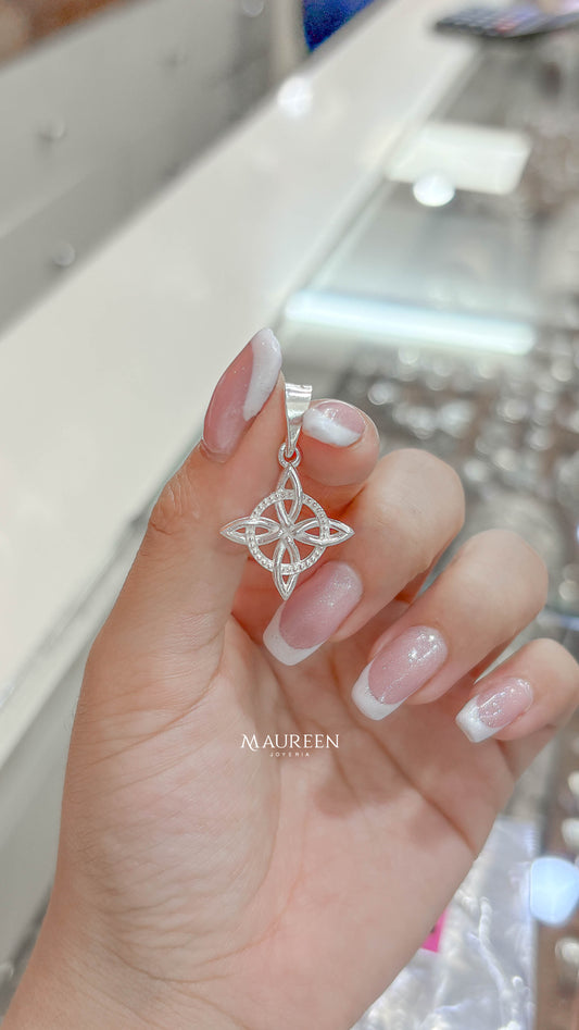 Dije Nudo de bruja - Plata