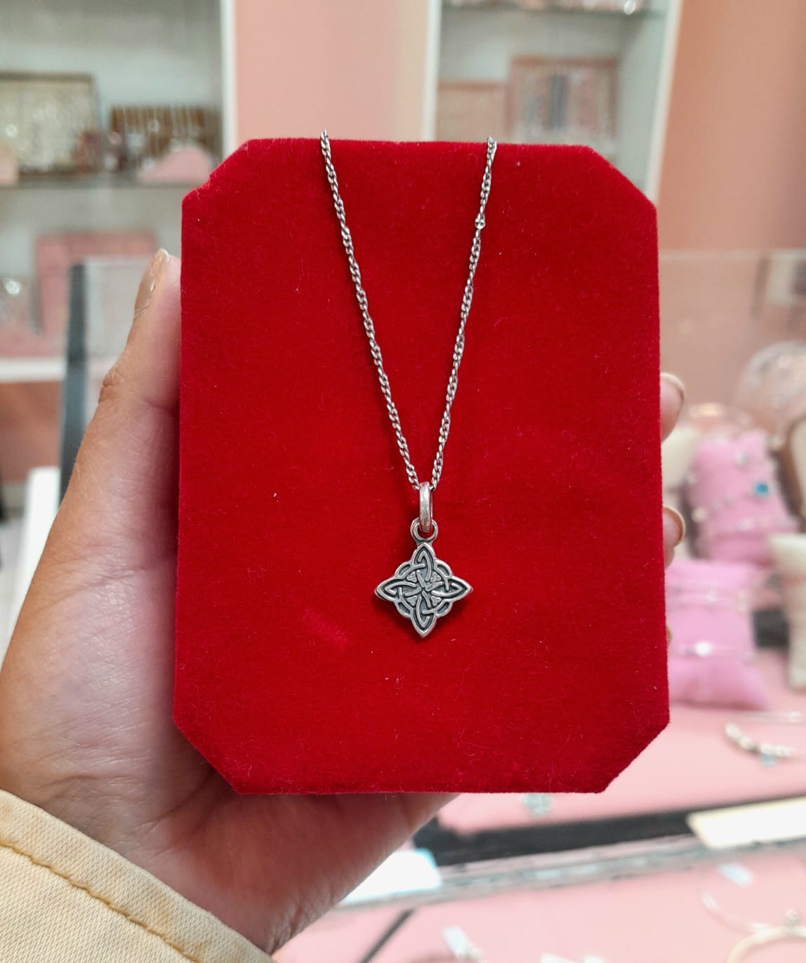 Dije nudo de bruja  -  Plata quemada