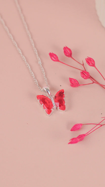 Dije mariposa - Plata