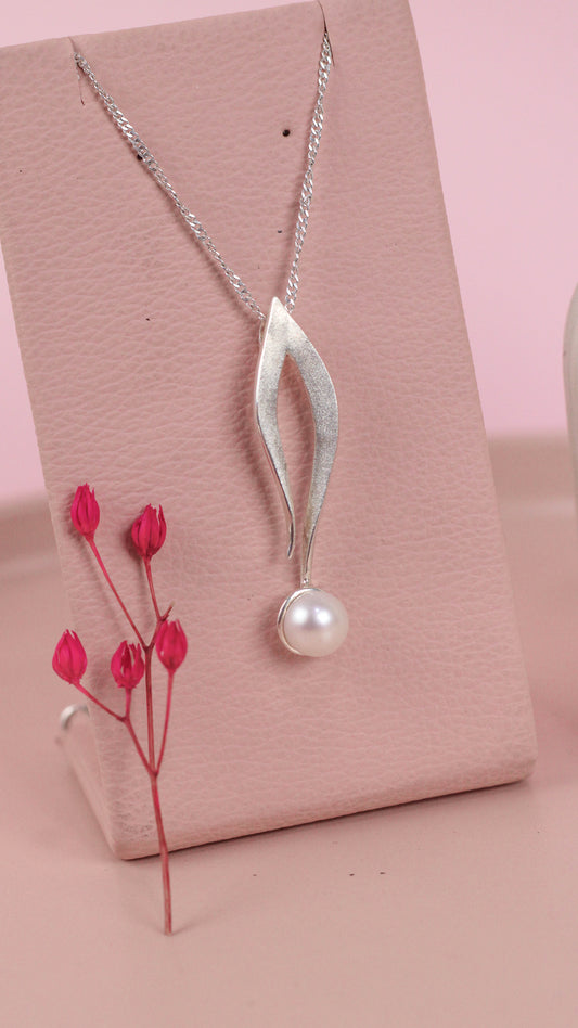 Dije pasante hoja satinada -  Plata