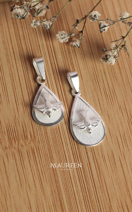 Dije espiritu santo gota #1 y#2 - plata