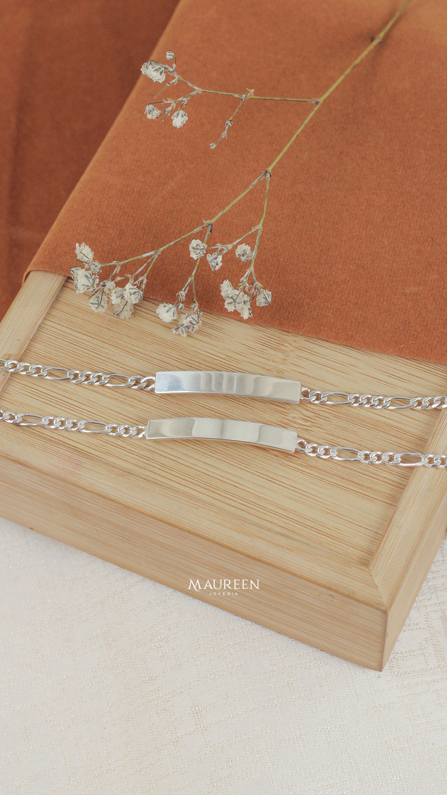 Esclava cuadrada cadena cartier - Plata