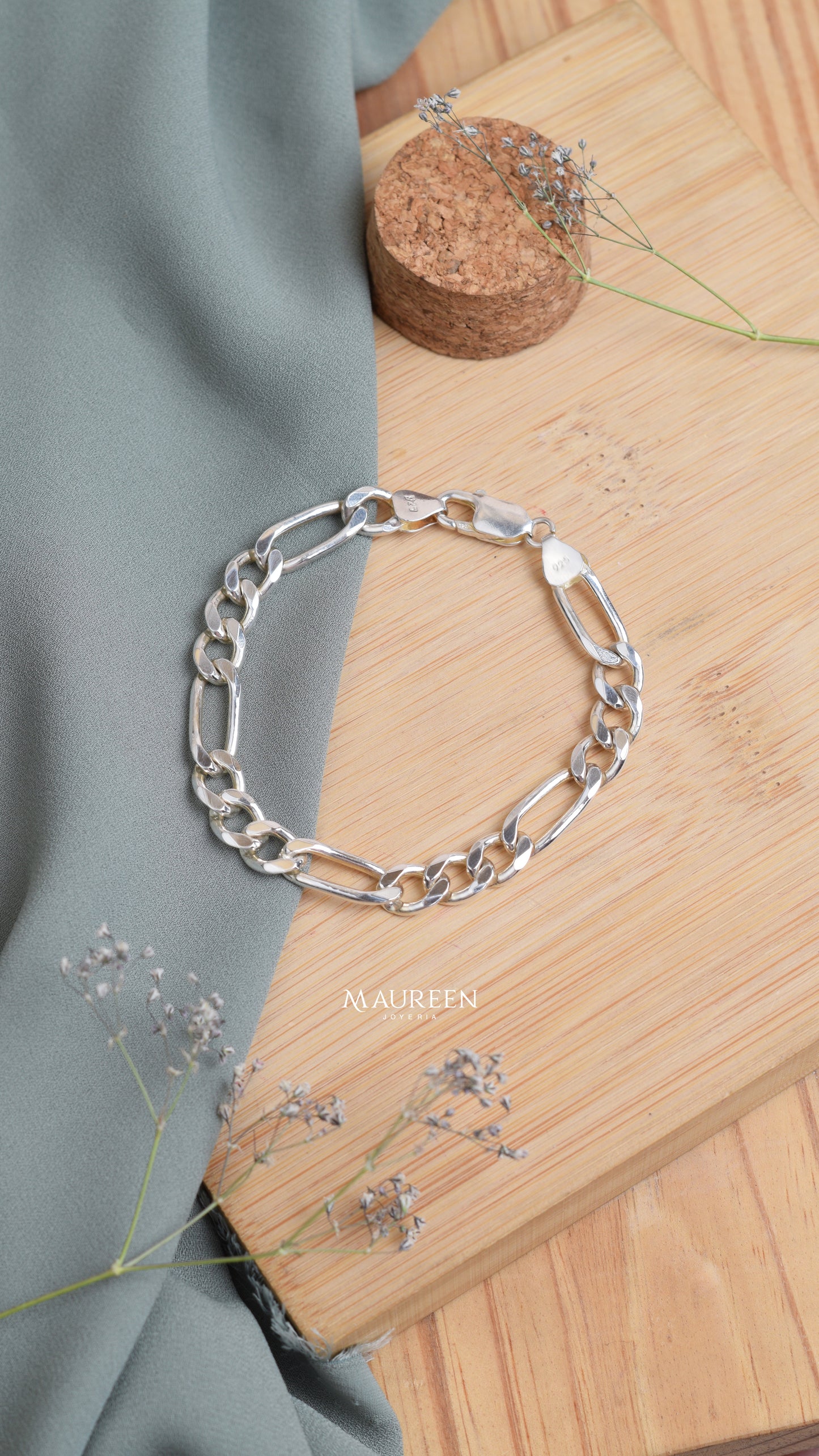 Pulsera hombre cartier gruesa - Plata