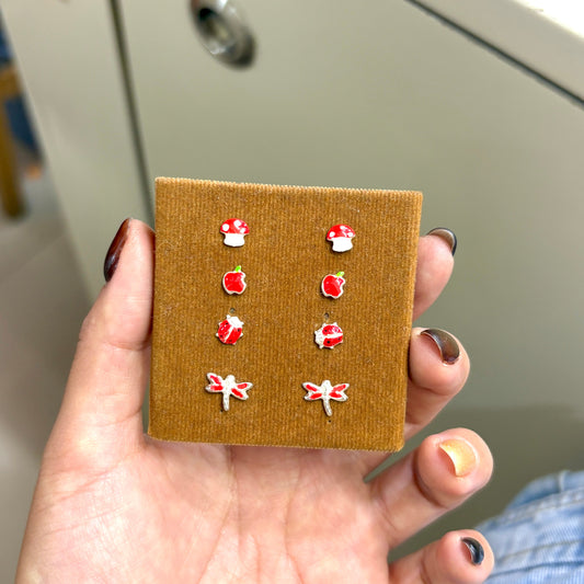 Arete para niñas - Plata