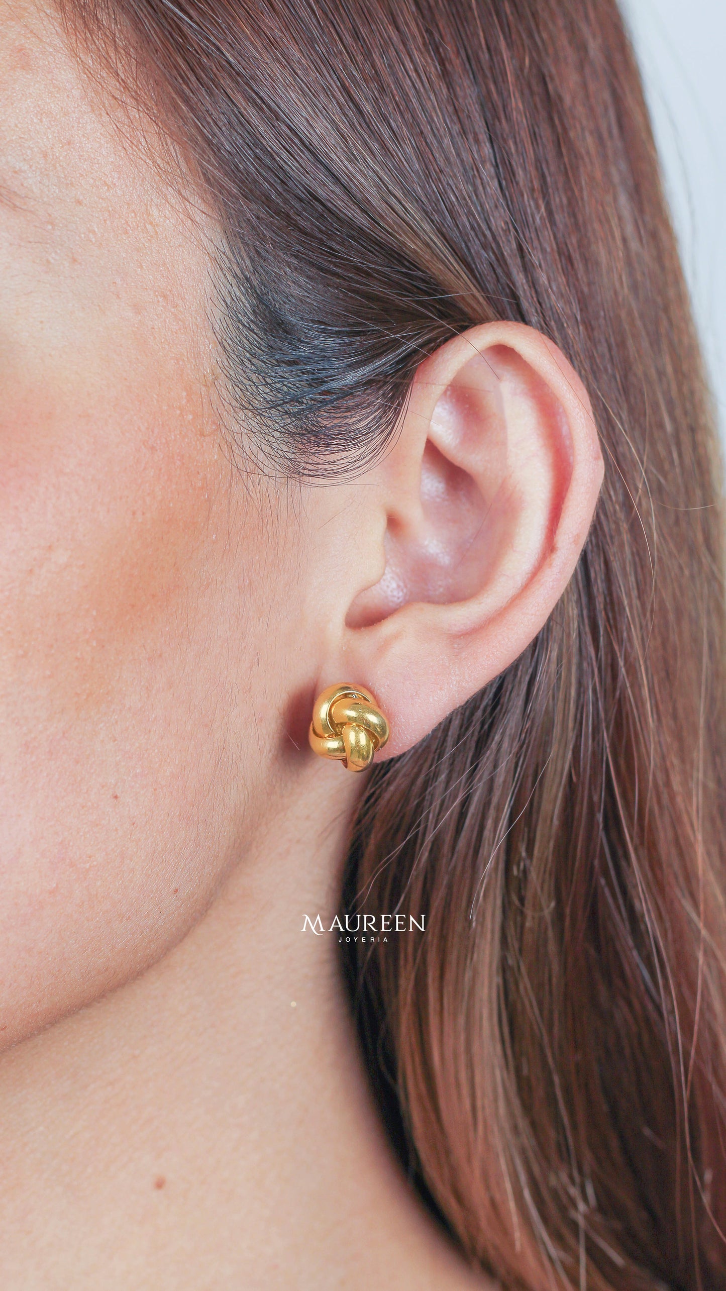 Arete nudo oro amarillo - Oro