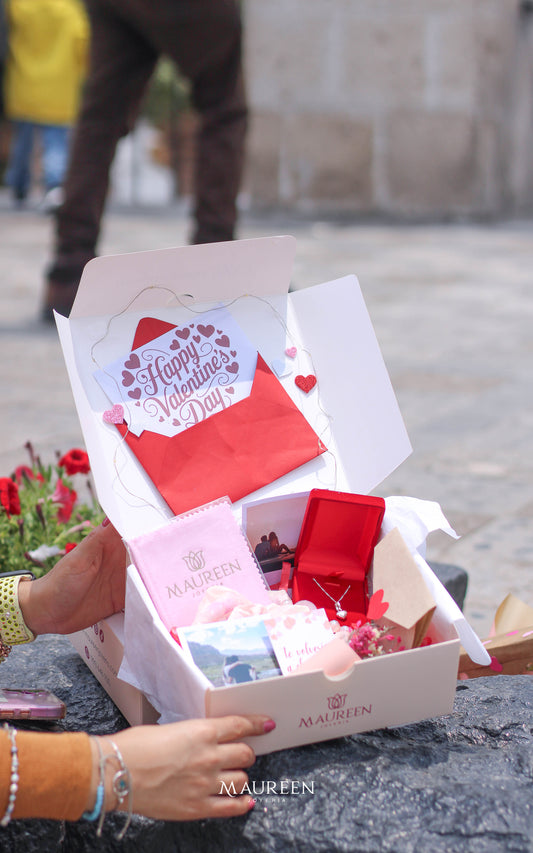 Caja San Valentin Premium - Plata