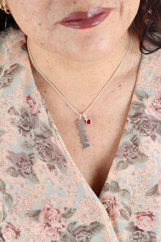 Dije nombre personalizado -  Plata