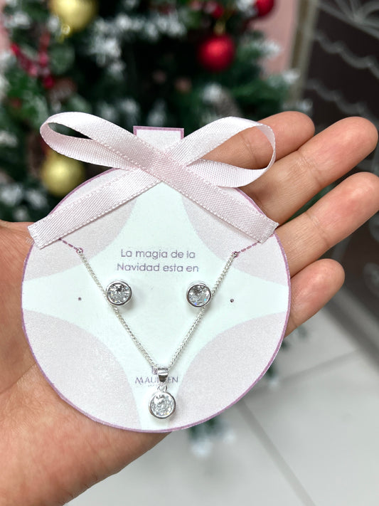 Juego punto de luz - Plata