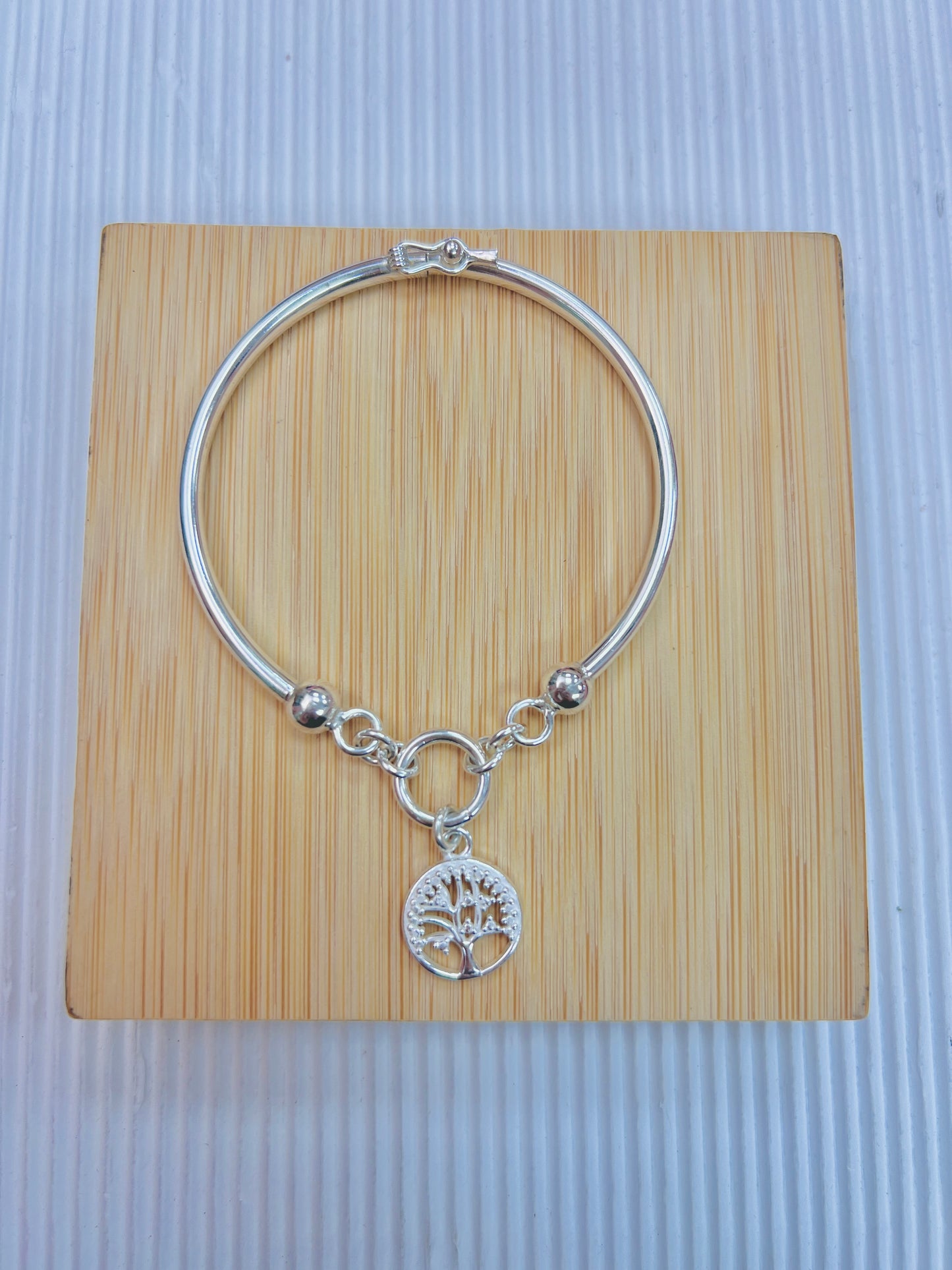 Puñera dije arbol de la vida y esferas - plata