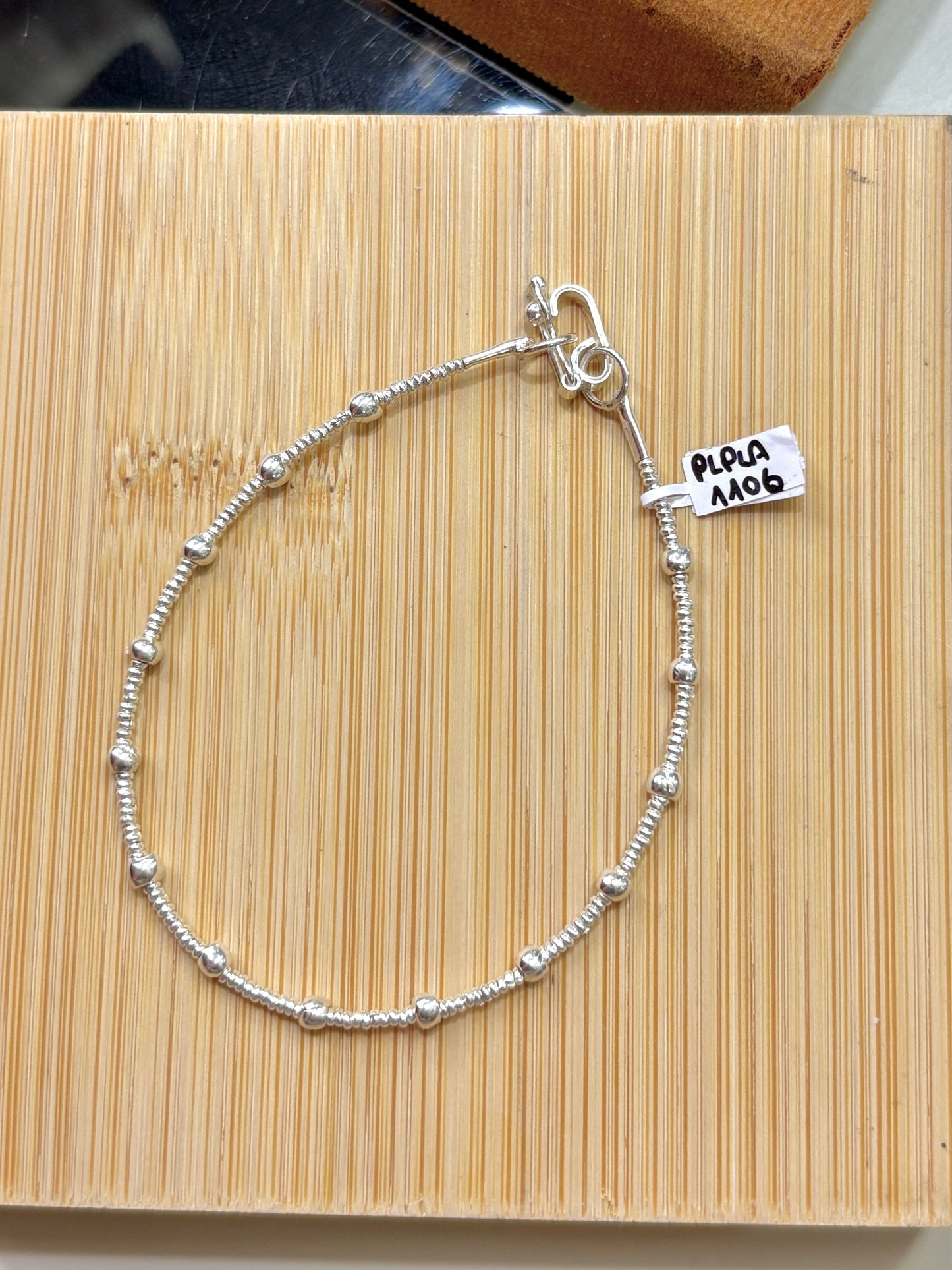 Pulsera shakira 14 medianas - plata