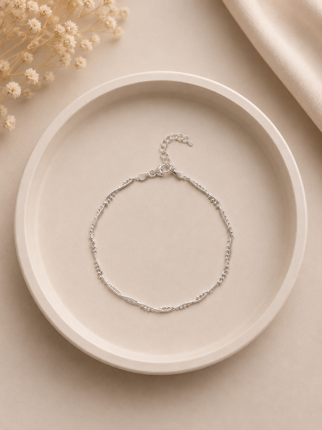 Pulsera forma espiral - Plata