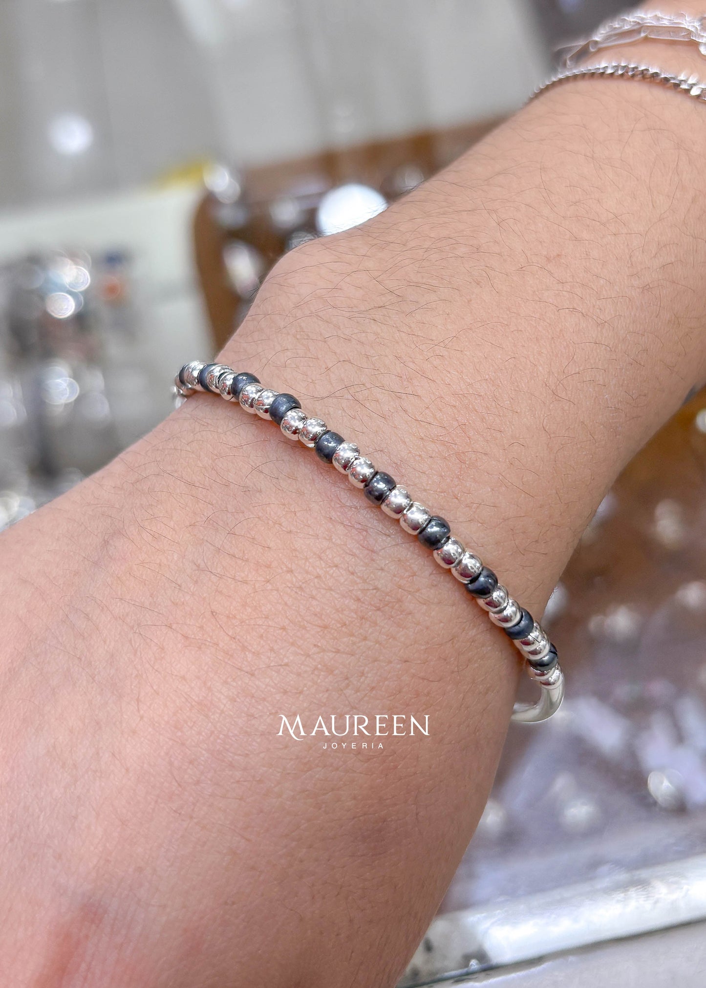 Puñera donas  - Plata quemada