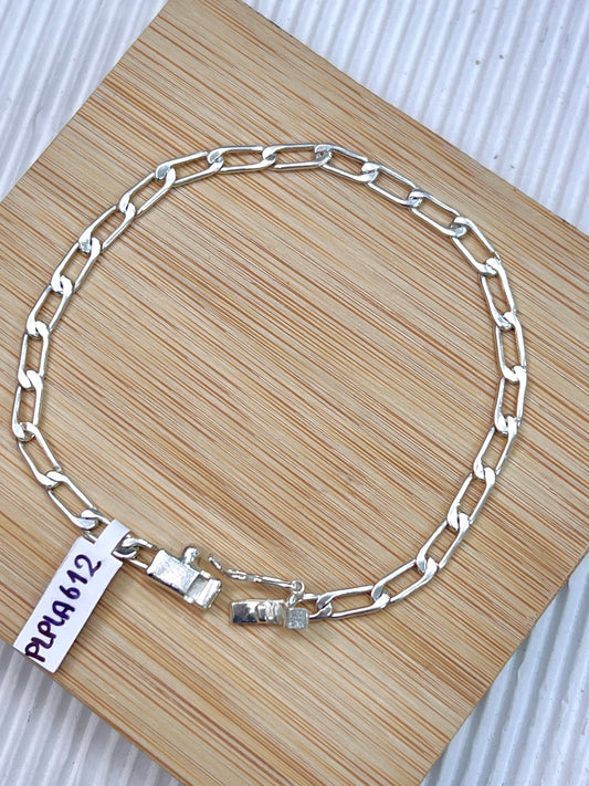 Pulsera hombre eslabon - Plata