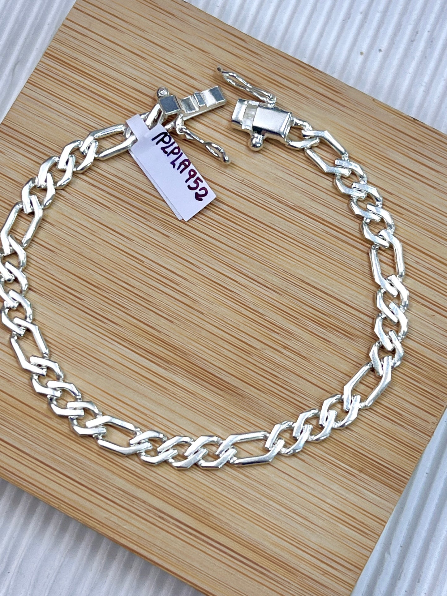 Pulsera hombre cartier hexagonal - Plata