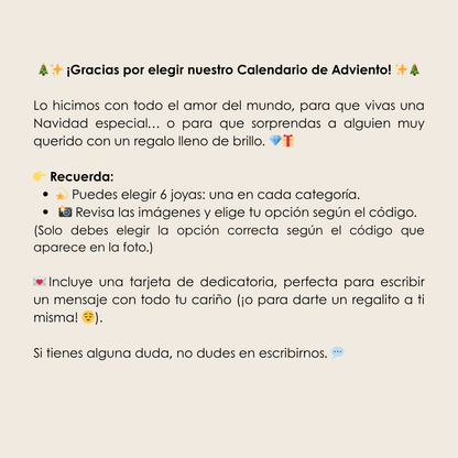 Calendario de Adviento Premium - Plata & Joyas