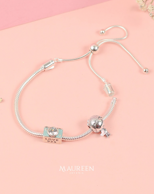 Pulsera regulable pandora - Plata
