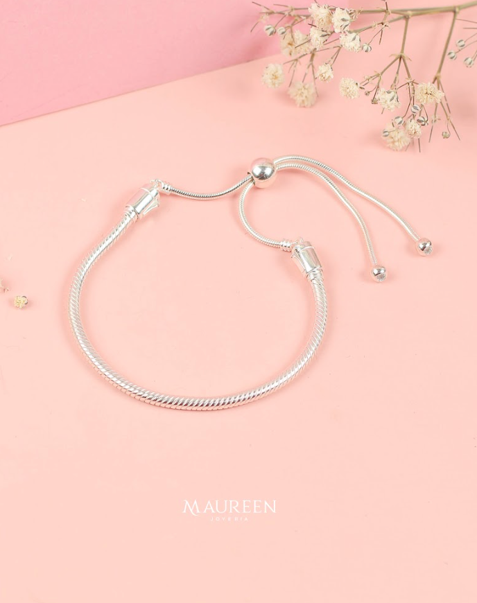 Pulsera regulable pandora - Plata