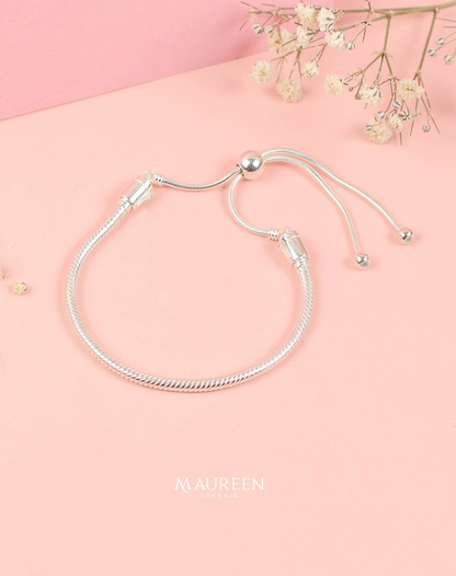Pulsera regulable pandora - Plata