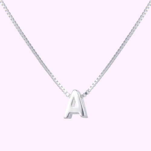 Collar letra "A" - Plata