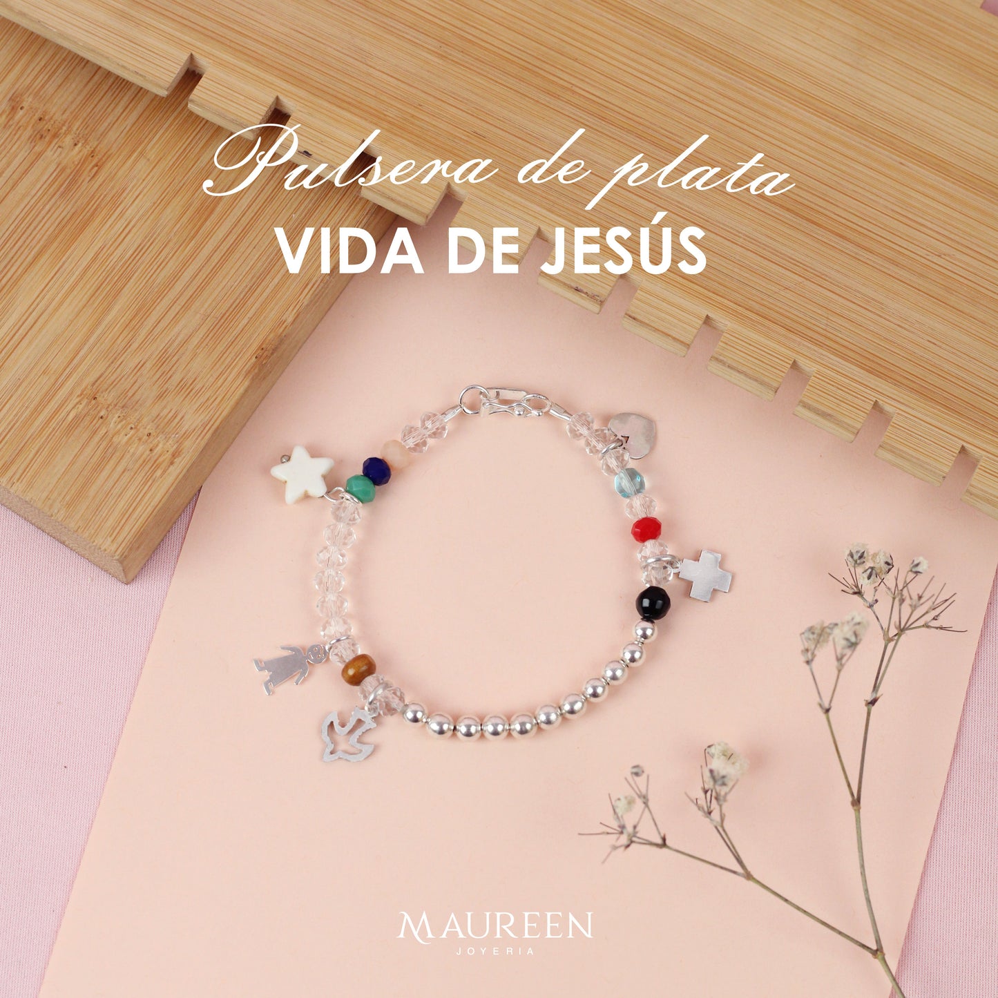 Pulsera Vida de Jesúss - Plata